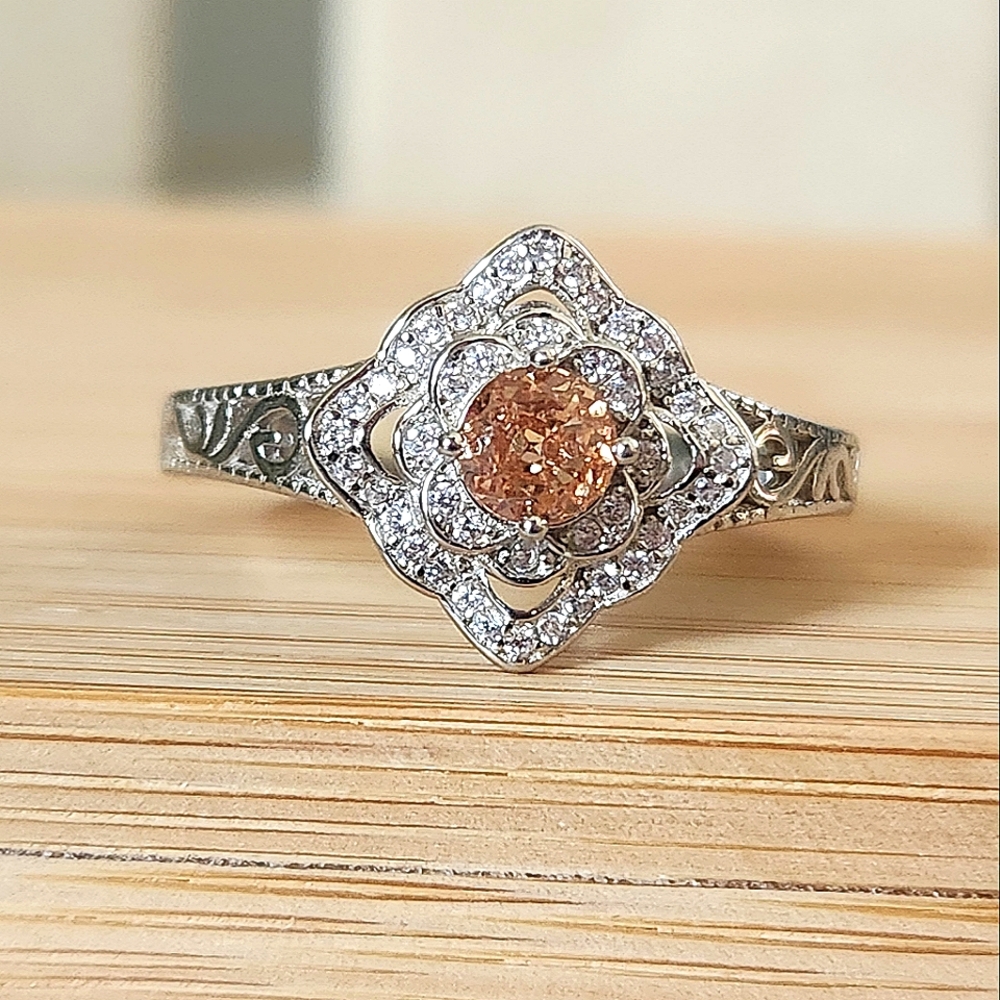NWOT Ryze Love Story Ice Cubic Zirconia .925 Sterling Silver Ring - Size 11